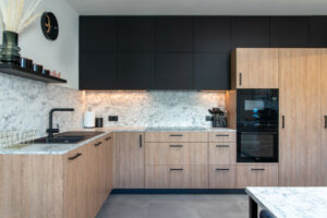 Compacte leefkeuken met diverse eyecatchers