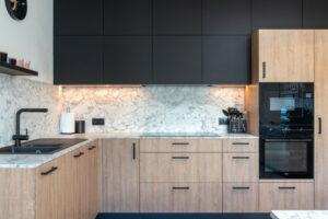 Compacte leefkeuken met diverse eyecatchers